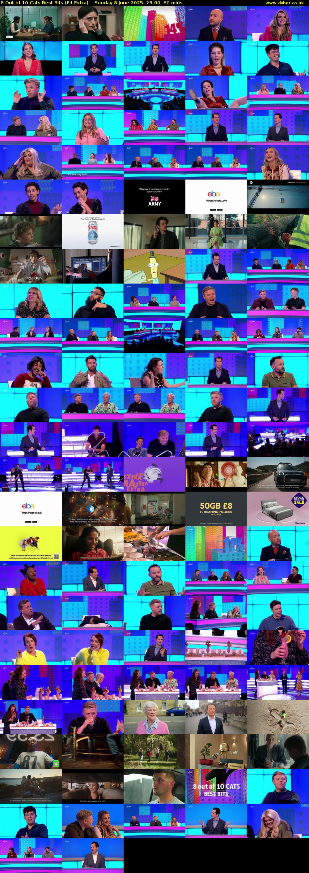 8 Out of 10 Cats Best Bits (E4 Extra) Sunday 8 June 2025 23:00 - 00:00