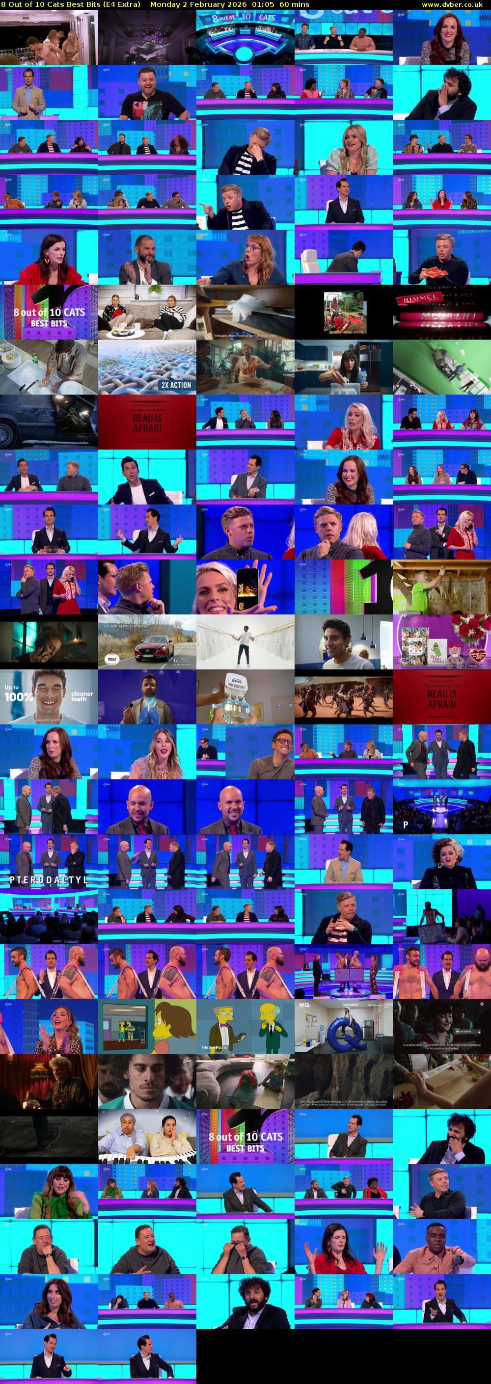 8 Out of 10 Cats Best Bits (E4 Extra) Monday 2 February 2026 01:05 - 02:05