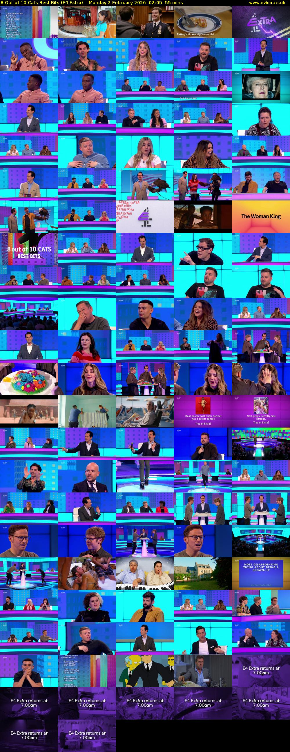 8 Out of 10 Cats Best Bits (E4 Extra) Monday 2 February 2026 02:05 - 03:00