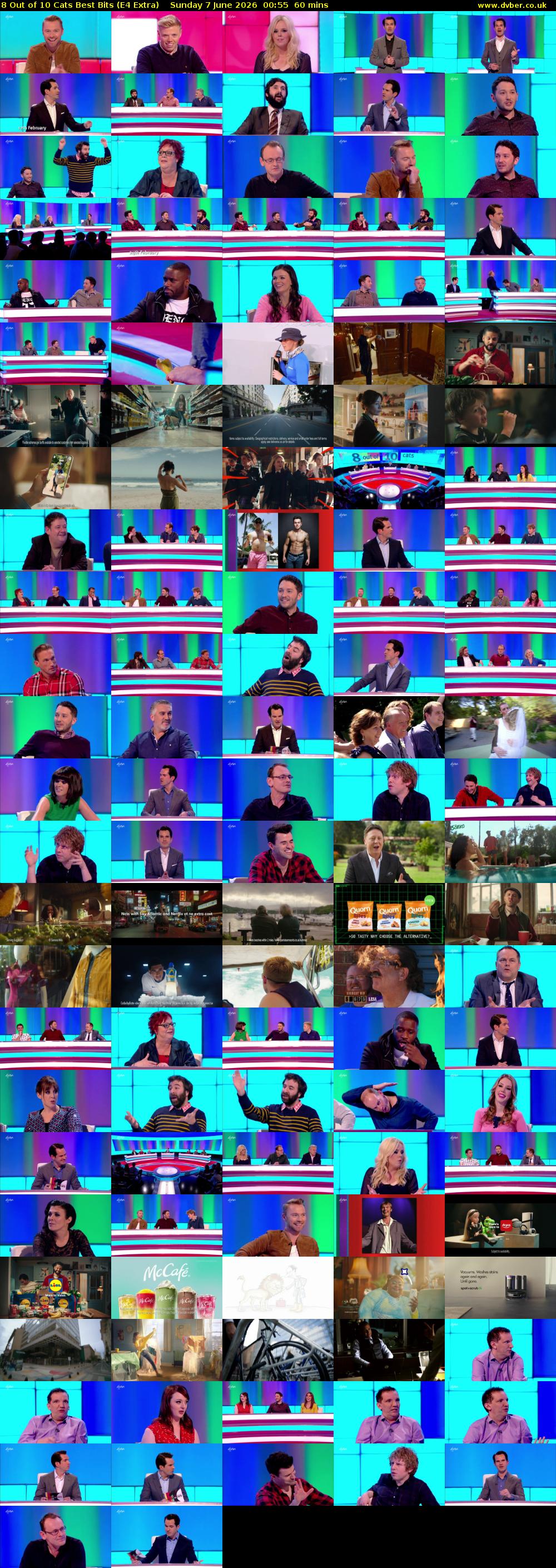 8 Out of 10 Cats Best Bits (E4 Extra) Sunday 7 June 2026 00:55 - 01:55