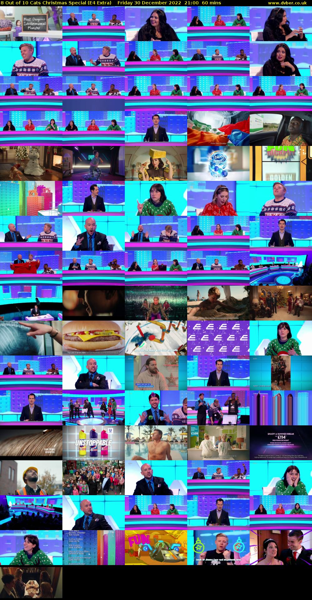 8 Out of 10 Cats Christmas Special (E4 Extra) Friday 30 December 2022 21:00 - 22:00