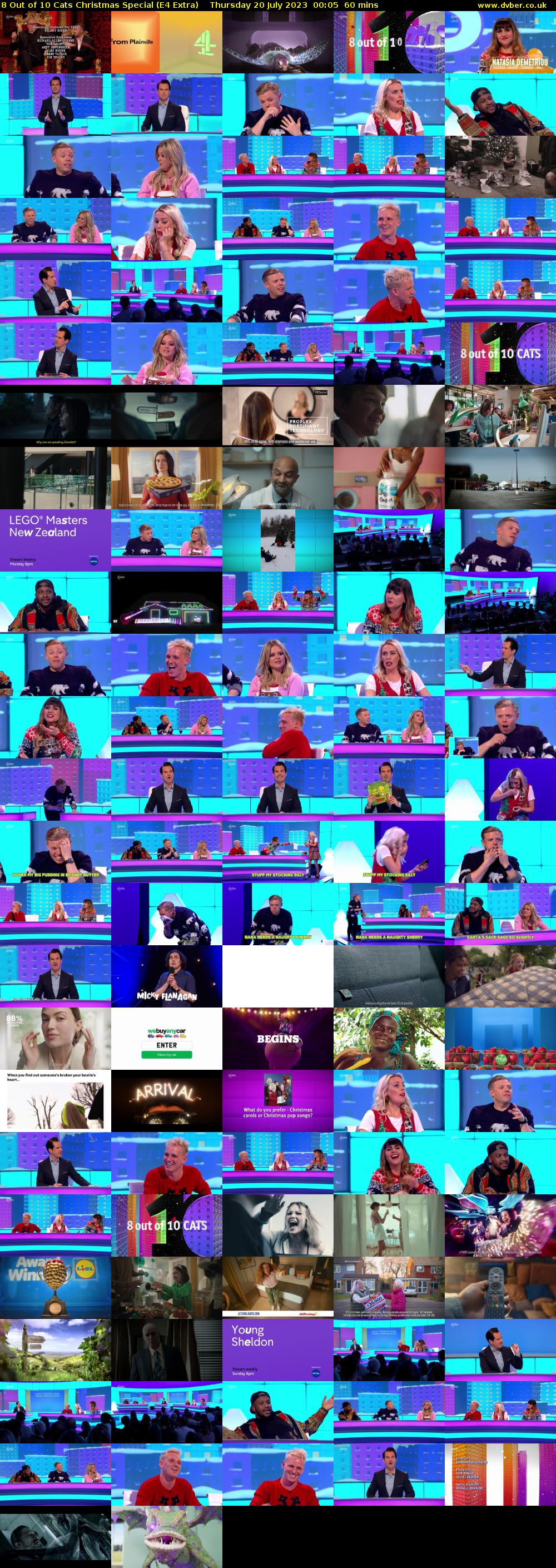 8 Out of 10 Cats Christmas Special (E4 Extra) Thursday 20 July 2023 00:05 - 01:05