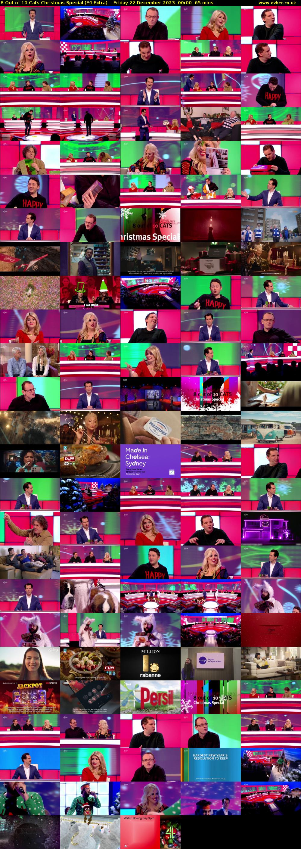 8 Out of 10 Cats Christmas Special (E4 Extra) Friday 22 December 2023 00:00 - 01:05