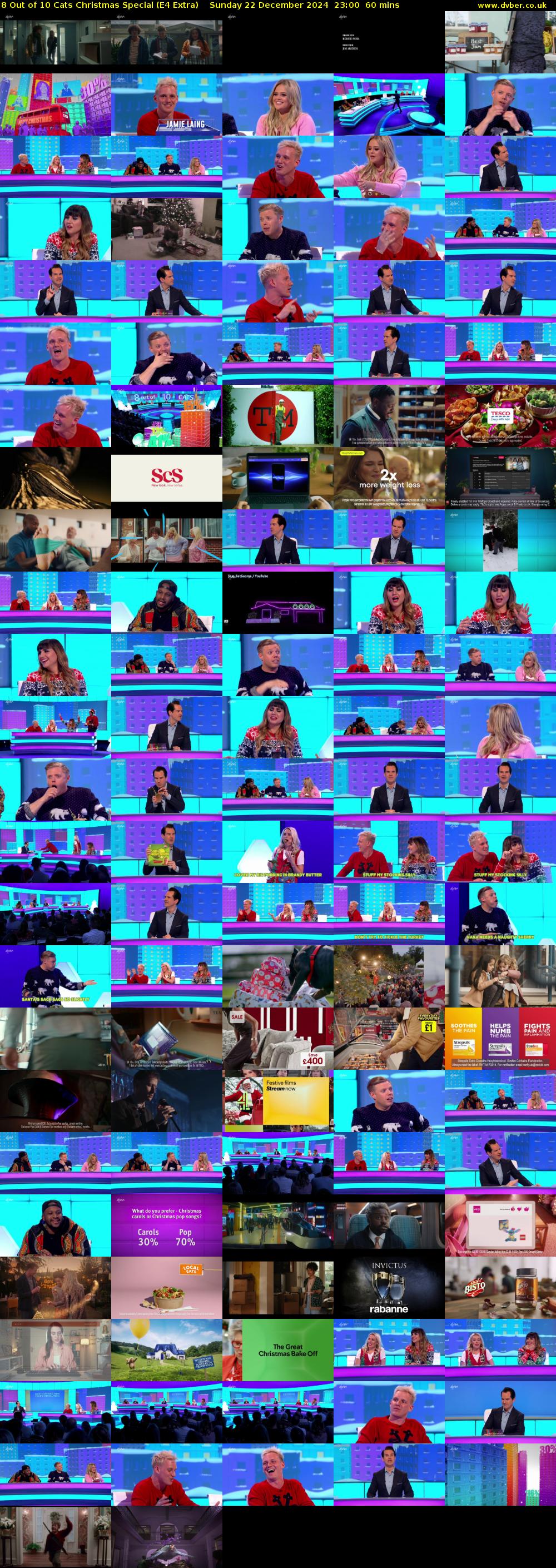 8 Out of 10 Cats Christmas Special (E4 Extra) Sunday 22 December 2024 23:00 - 00:00