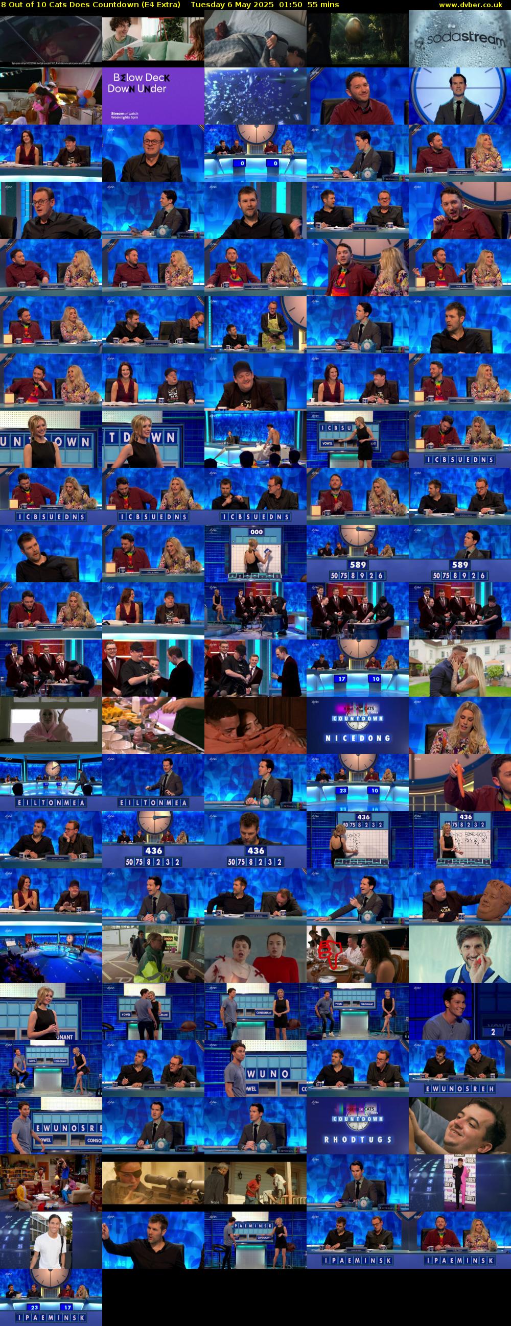 8 Out of 10 Cats Does Countdown (E4 Extra) Tuesday 6 May 2025 01:50 - 02:45