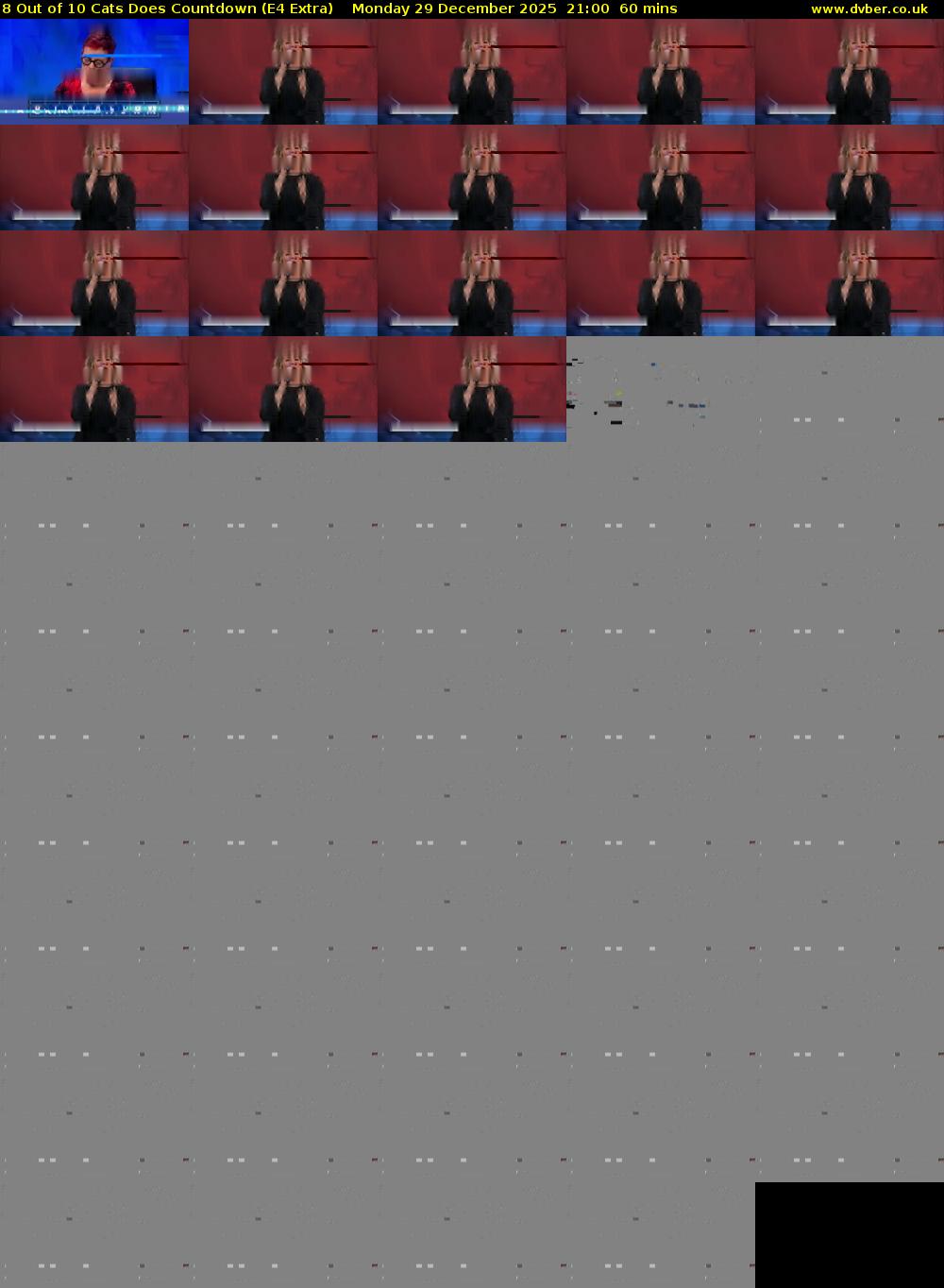 8 Out of 10 Cats Does Countdown (E4 Extra) Monday 29 December 2025 21:00 - 22:00