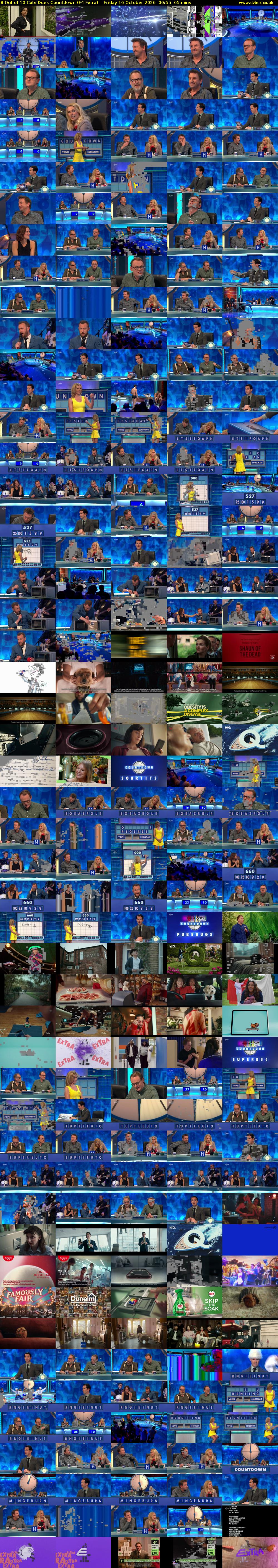 8 Out of 10 Cats Does Countdown (E4 Extra) Friday 16 October 2026 00:55 - 02:00