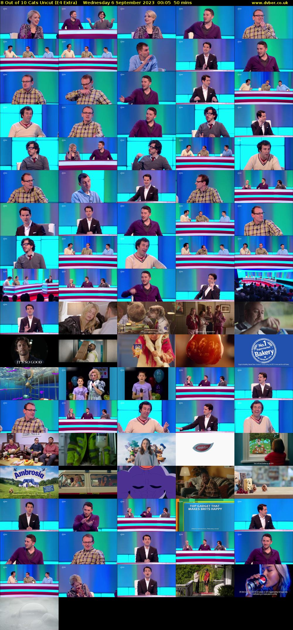 8 Out of 10 Cats Uncut (E4 Extra) Wednesday 6 September 2023 00:05 - 00:55
