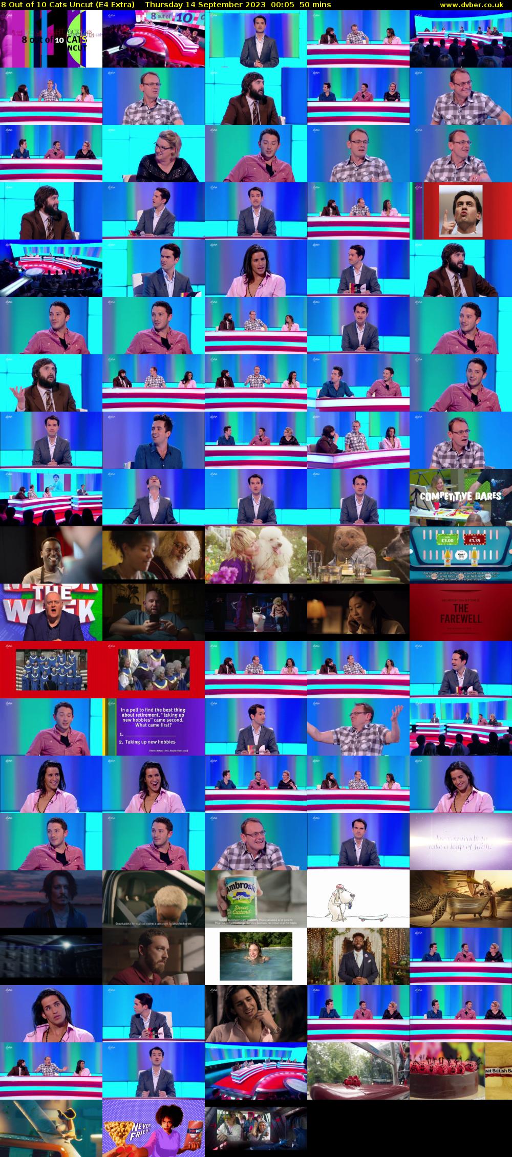 8 Out of 10 Cats Uncut (E4 Extra) Thursday 14 September 2023 00:05 - 00:55