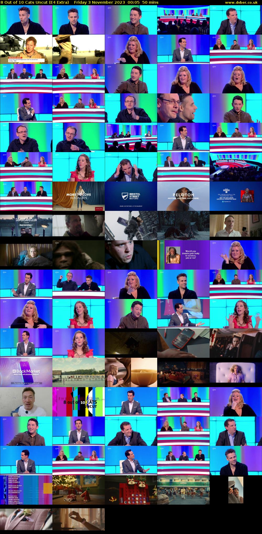 8 Out of 10 Cats Uncut (E4 Extra) Friday 3 November 2023 00:05 - 00:55