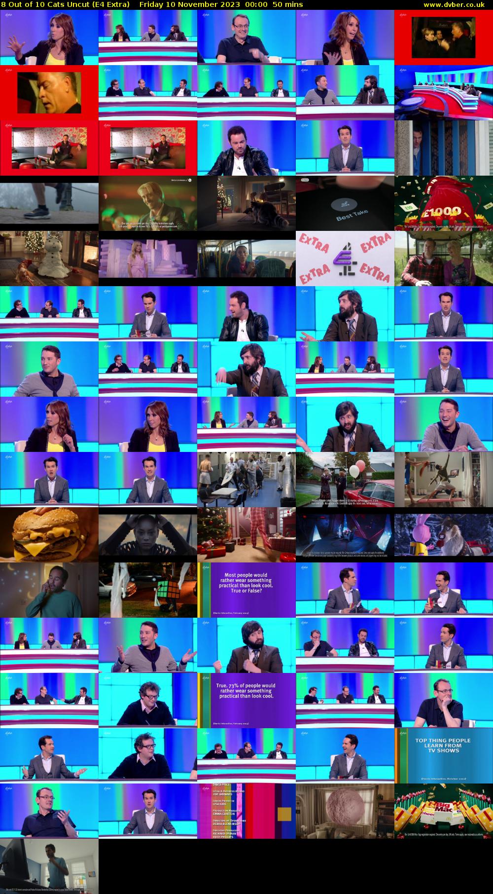 8 Out of 10 Cats Uncut (E4 Extra) Friday 10 November 2023 00:00 - 00:50
