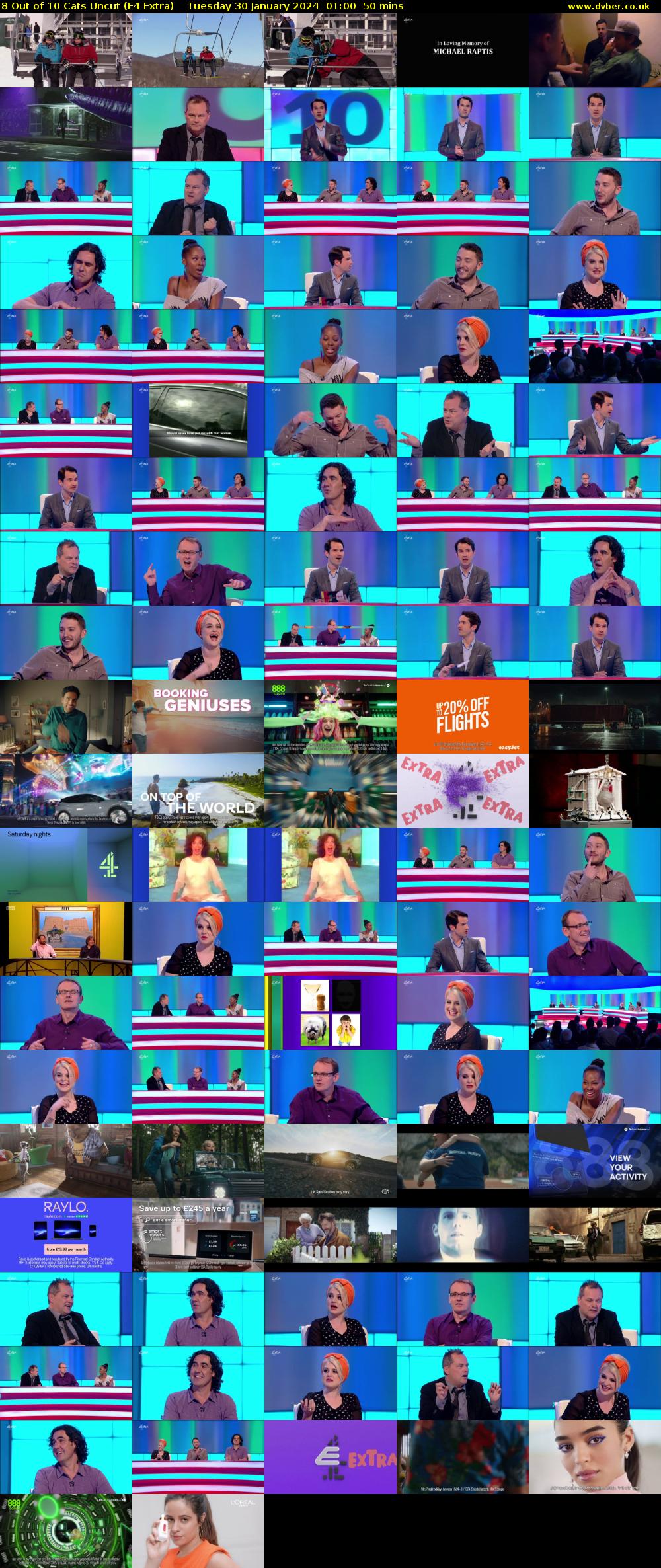 8 Out of 10 Cats Uncut (E4 Extra) Tuesday 30 January 2024 01:00 - 01:50