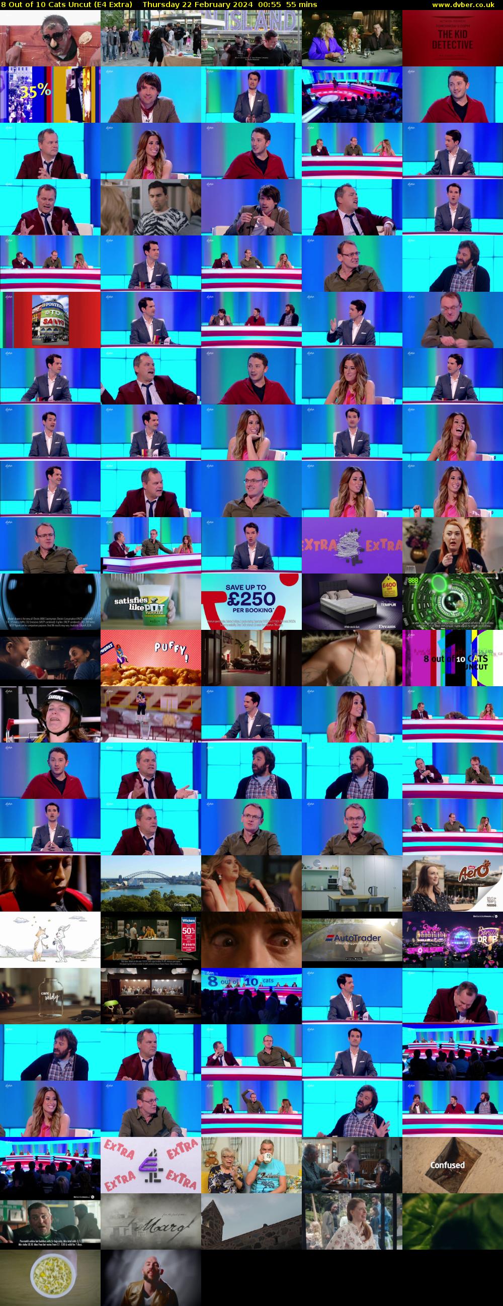 8 Out of 10 Cats Uncut (E4 Extra) Thursday 22 February 2024 00:55 - 01:50