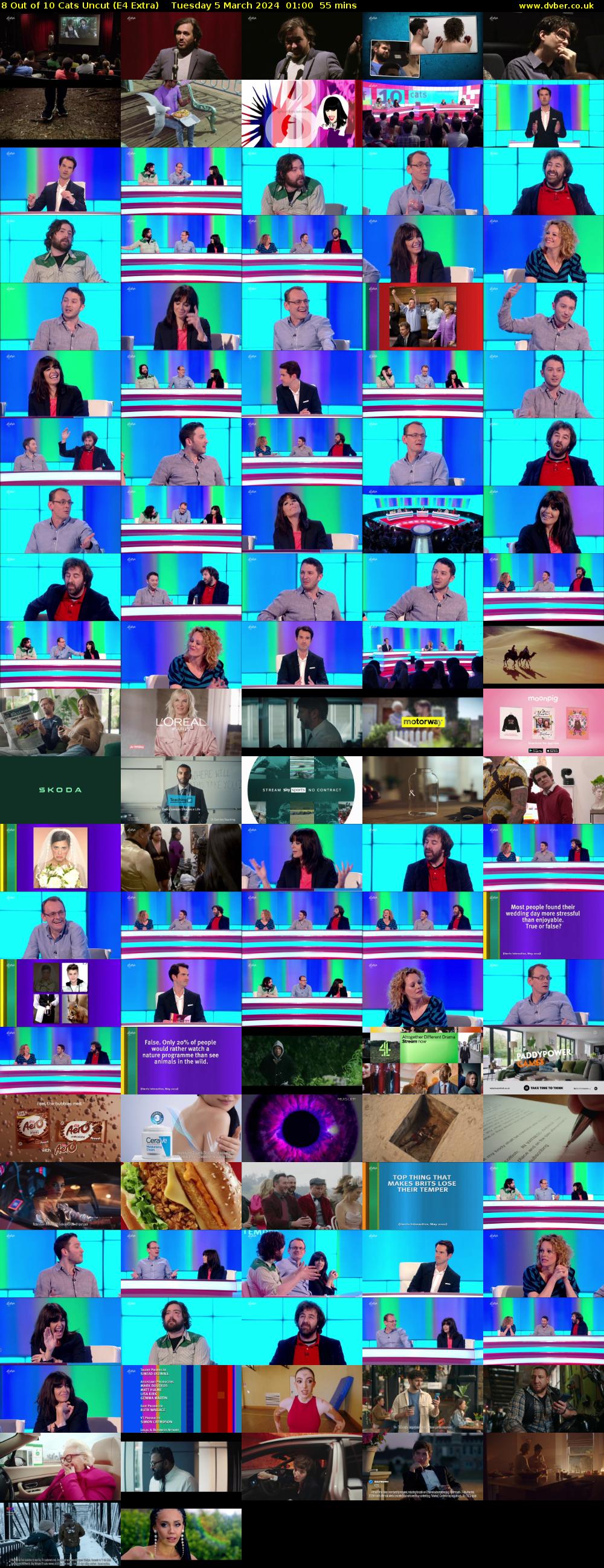 8 Out of 10 Cats Uncut (E4 Extra) Tuesday 5 March 2024 01:00 - 01:55