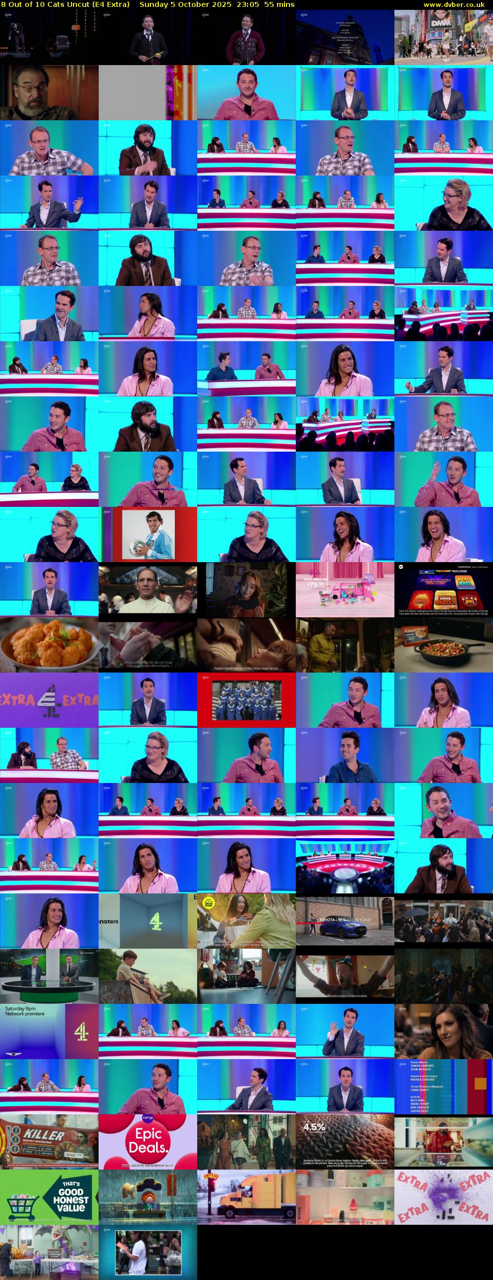8 Out of 10 Cats Uncut (E4 Extra) Sunday 5 October 2025 23:05 - 00:00