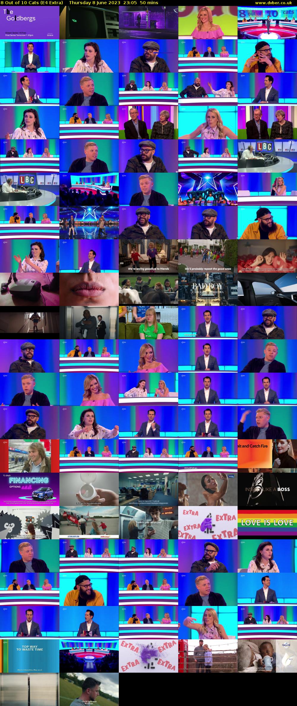 8 Out of 10 Cats (E4 Extra) Thursday 8 June 2023 23:05 - 23:55