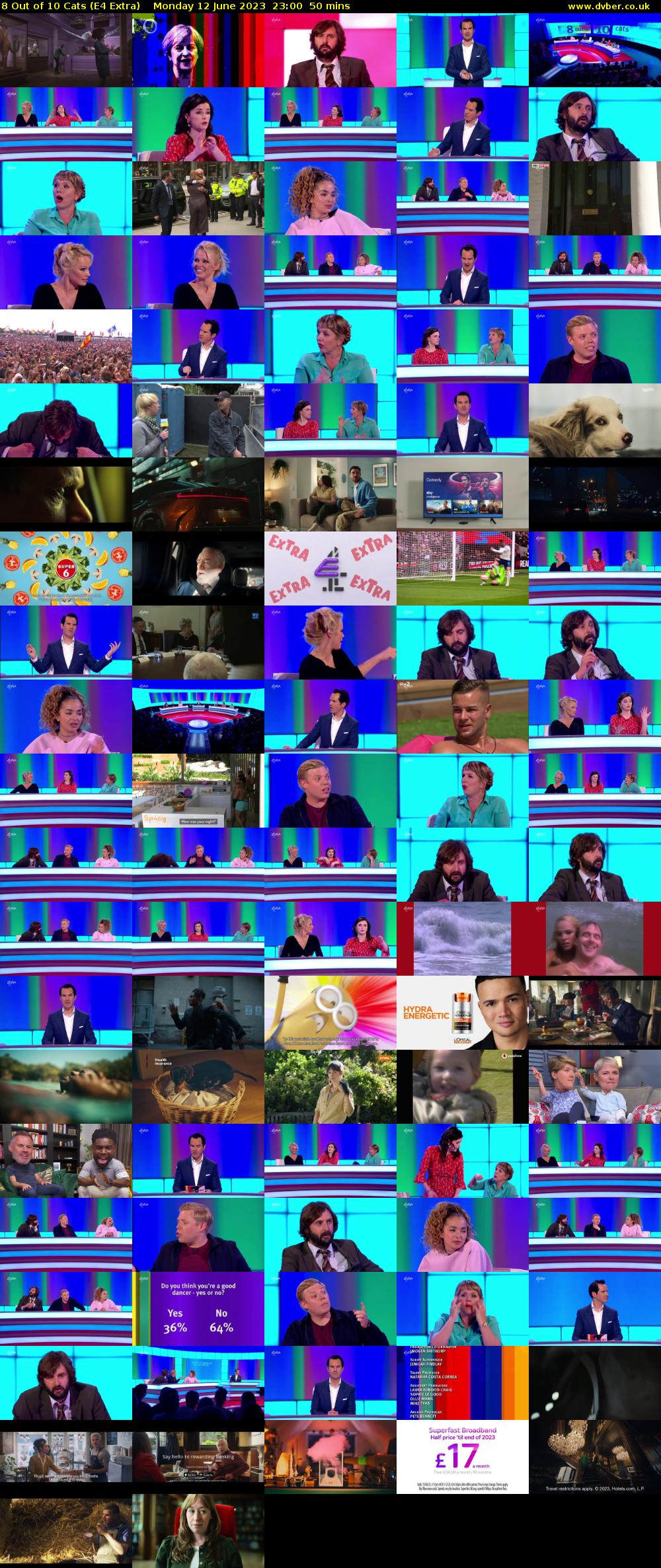 8 Out of 10 Cats (E4 Extra) Monday 12 June 2023 23:00 - 23:50
