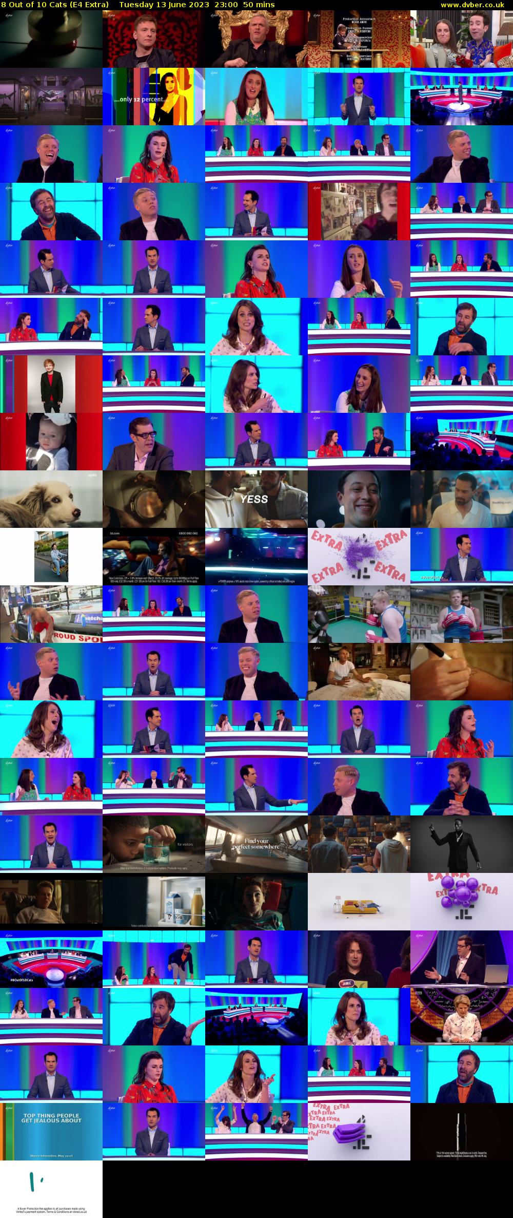8 Out of 10 Cats (E4 Extra) Tuesday 13 June 2023 23:00 - 23:50