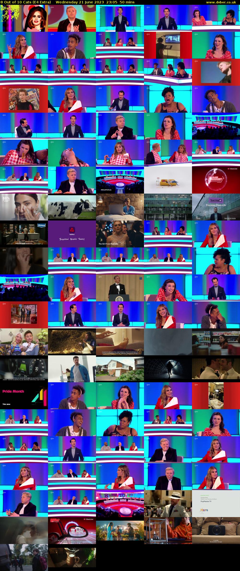 8 Out of 10 Cats (E4 Extra) Wednesday 21 June 2023 23:05 - 23:55