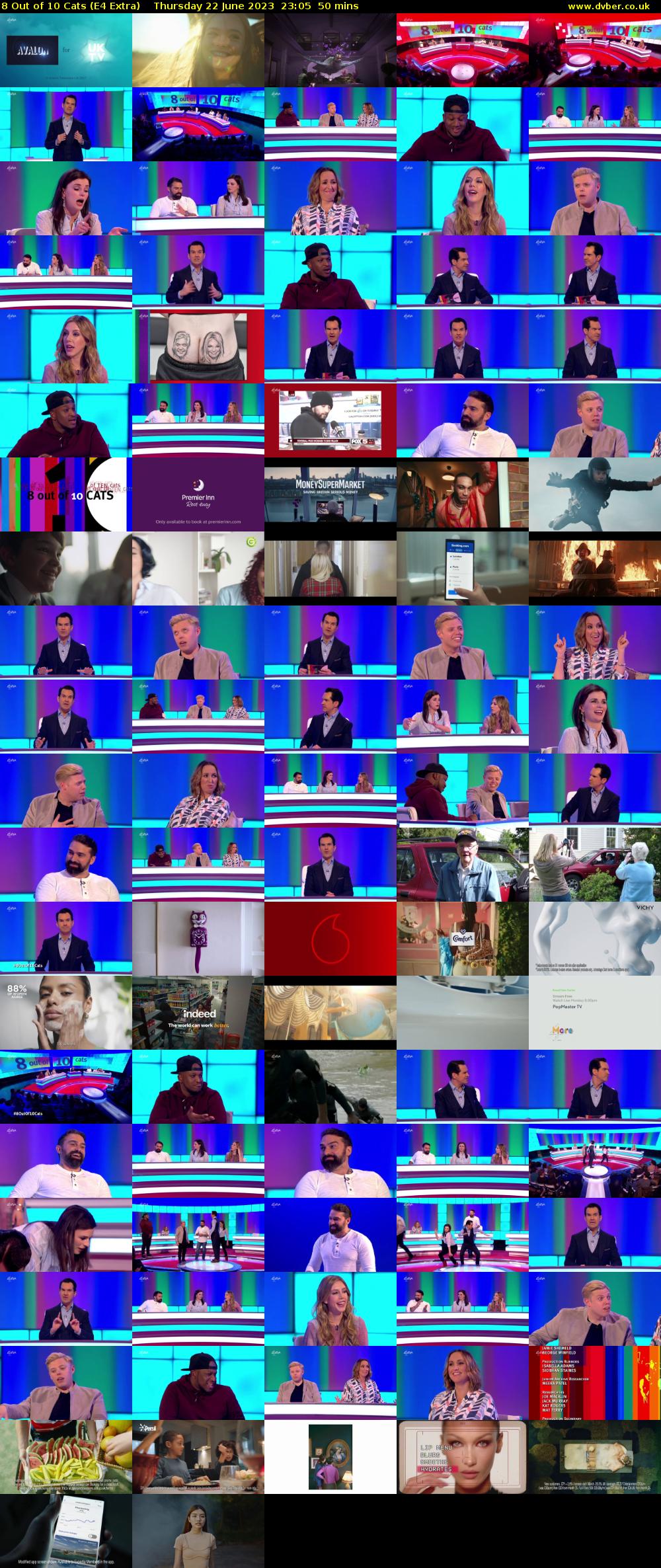 8 Out of 10 Cats (E4 Extra) Thursday 22 June 2023 23:05 - 23:55