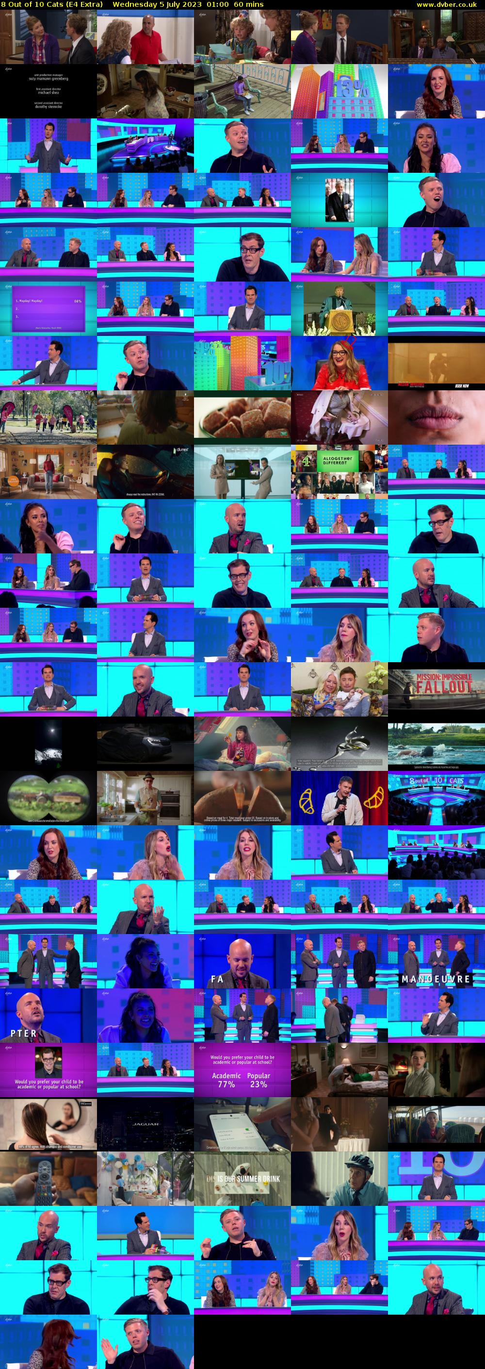 8 Out of 10 Cats (E4 Extra) Wednesday 5 July 2023 01:00 - 02:00