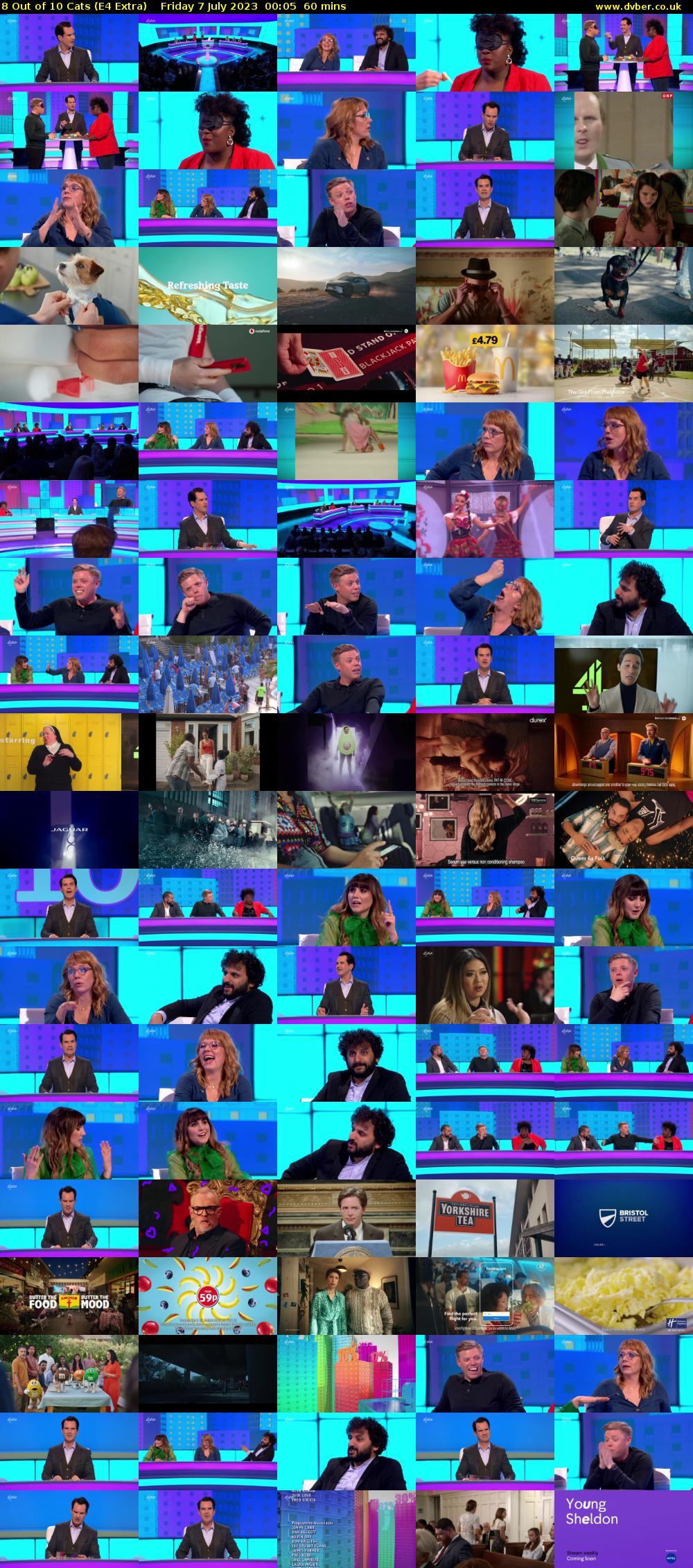 8 Out of 10 Cats (E4 Extra) Friday 7 July 2023 00:05 - 01:05