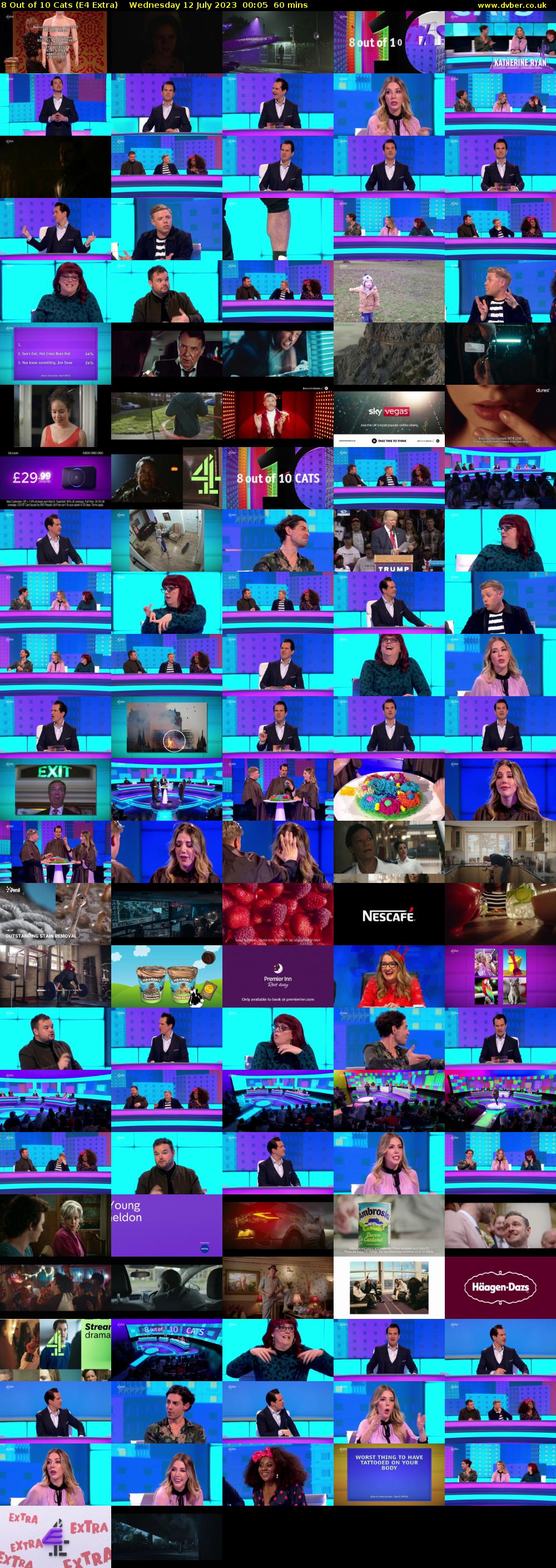 8 Out of 10 Cats (E4 Extra) Wednesday 12 July 2023 00:05 - 01:05