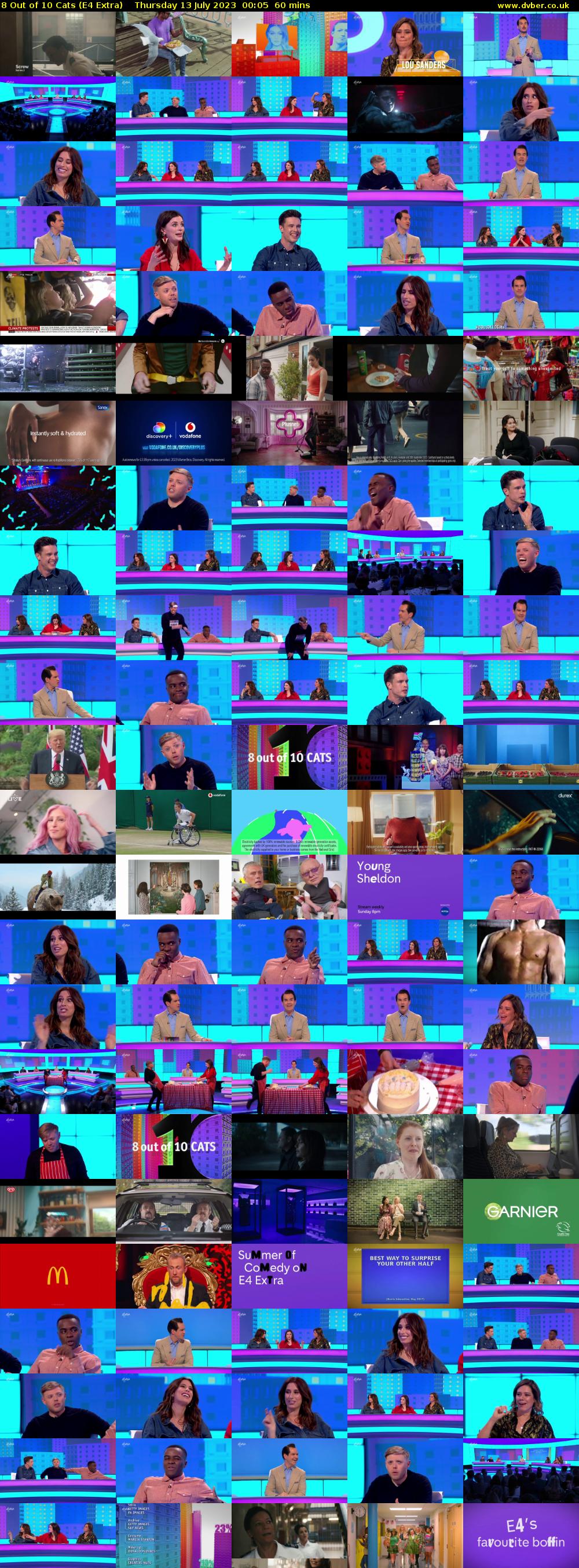8 Out of 10 Cats (E4 Extra) Thursday 13 July 2023 00:05 - 01:05