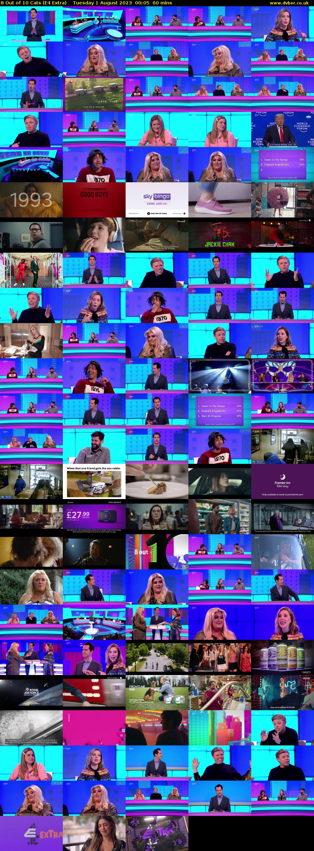 8 Out of 10 Cats (E4 Extra) Tuesday 1 August 2023 00:05 - 01:05