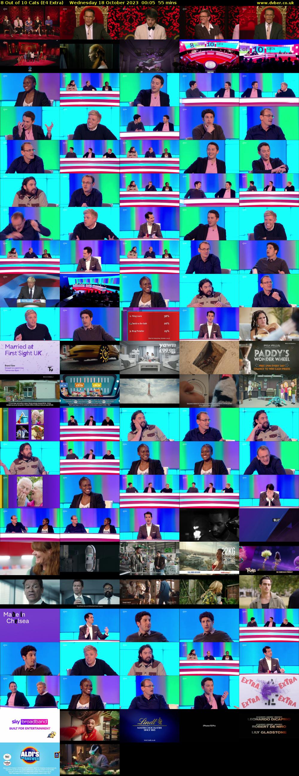 8 Out of 10 Cats (E4 Extra) Wednesday 18 October 2023 00:05 - 01:00