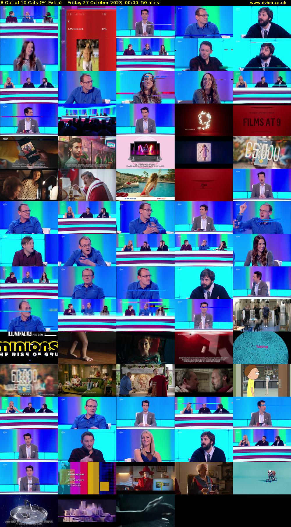 8 Out of 10 Cats (E4 Extra) Friday 27 October 2023 00:00 - 00:50