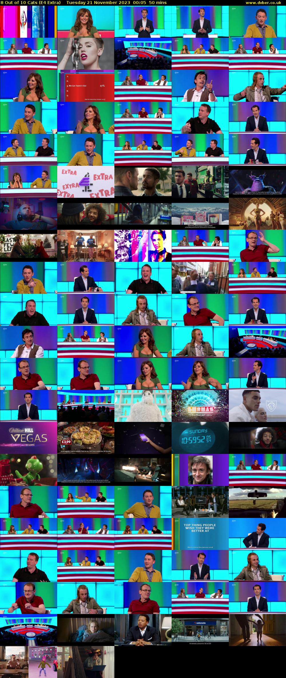 8 Out of 10 Cats (E4 Extra) Tuesday 21 November 2023 00:05 - 00:55