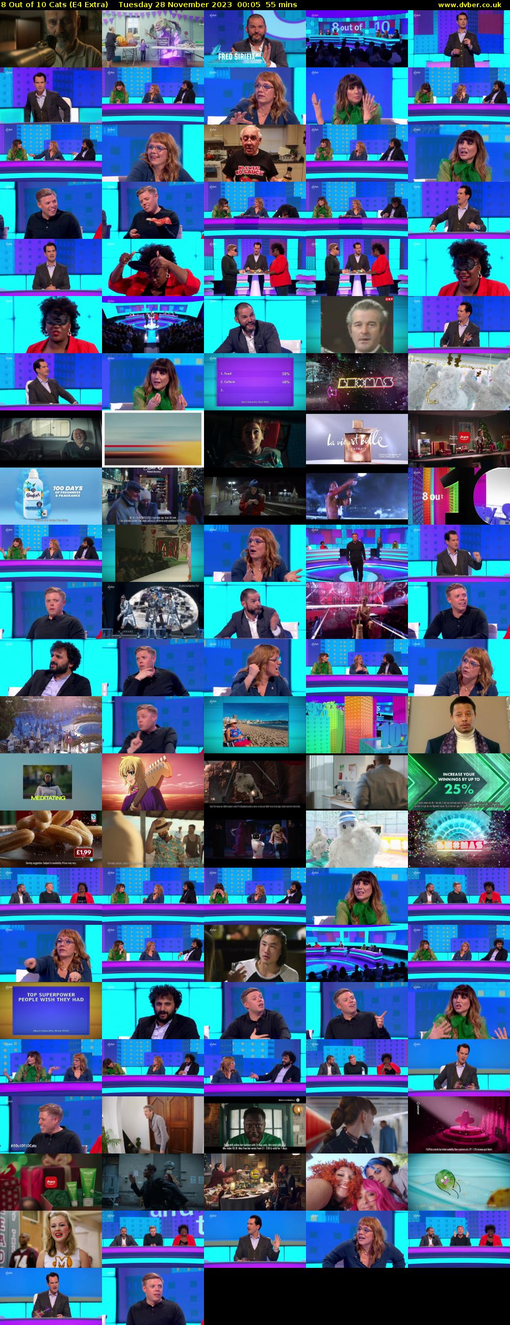 8 Out of 10 Cats (E4 Extra) Tuesday 28 November 2023 00:05 - 01:00
