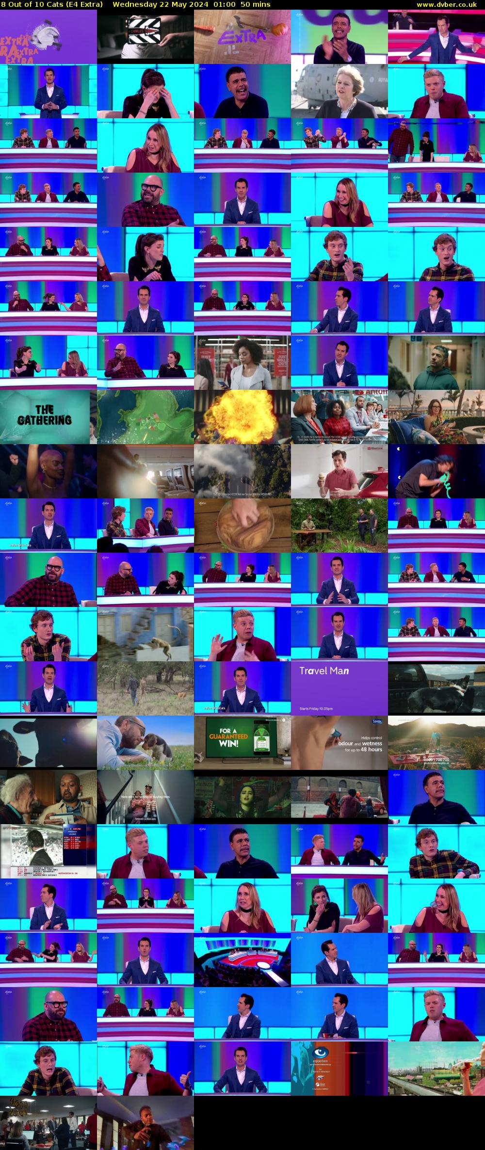 8 Out of 10 Cats (E4 Extra) Wednesday 22 May 2024 01:00 - 01:50
