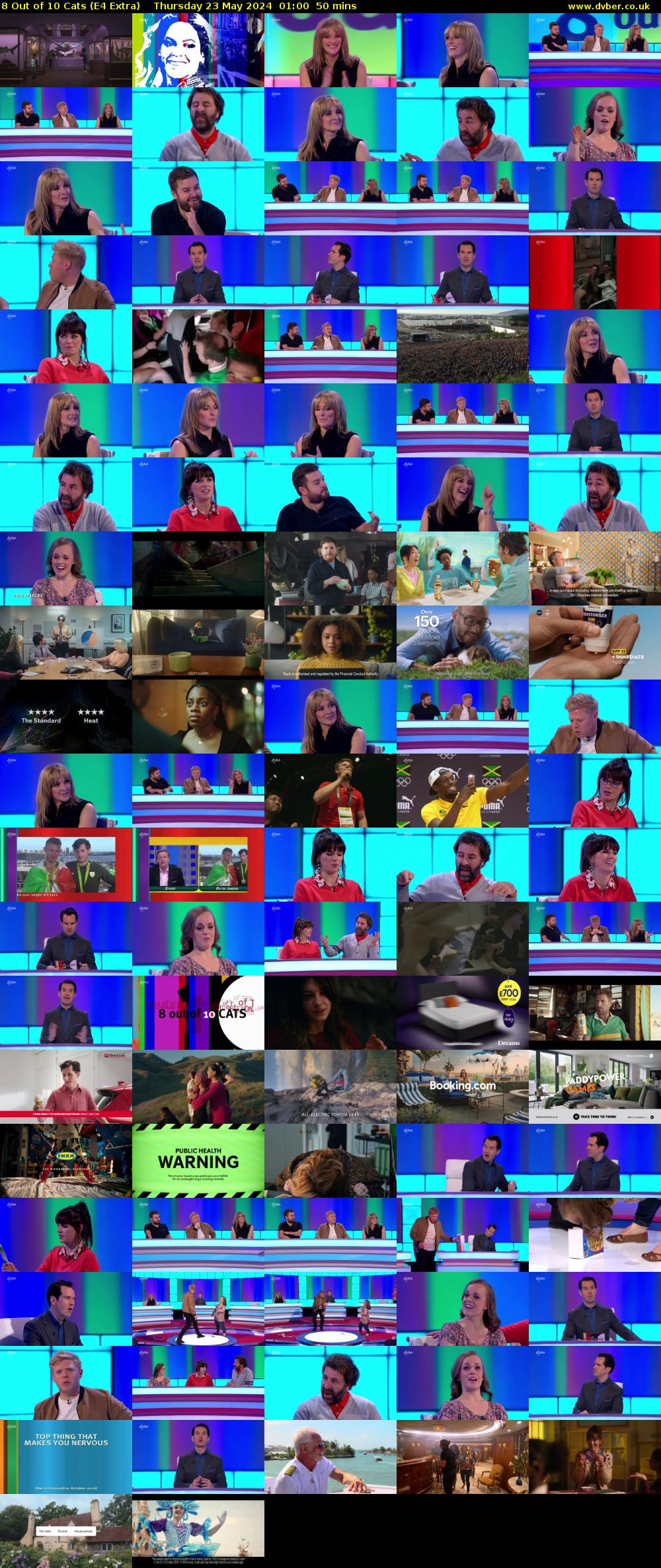 8 Out of 10 Cats (E4 Extra) Thursday 23 May 2024 01:00 - 01:50