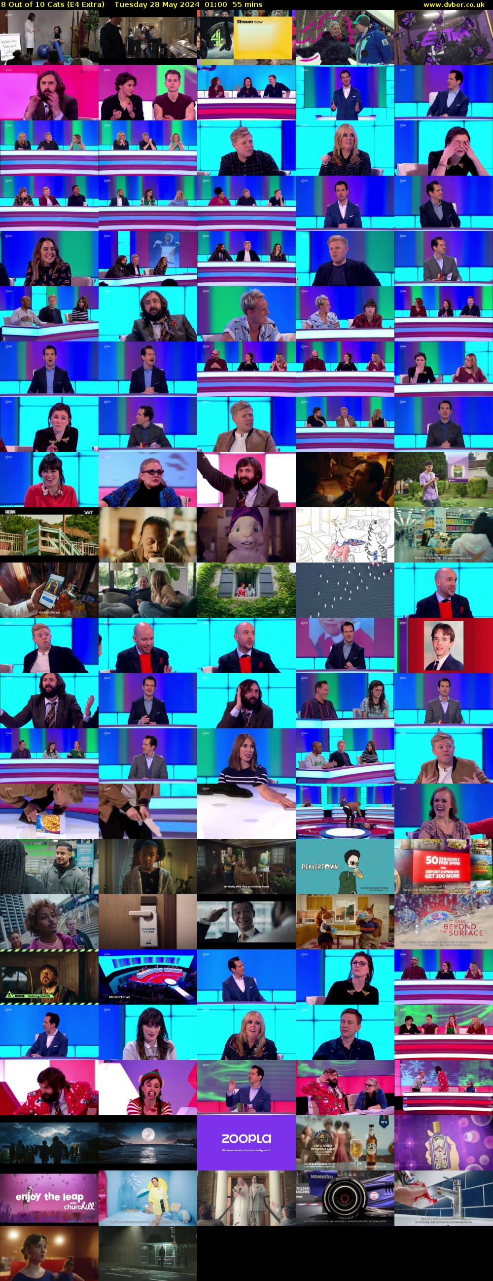 8 Out of 10 Cats (E4 Extra) Tuesday 28 May 2024 01:00 - 01:55