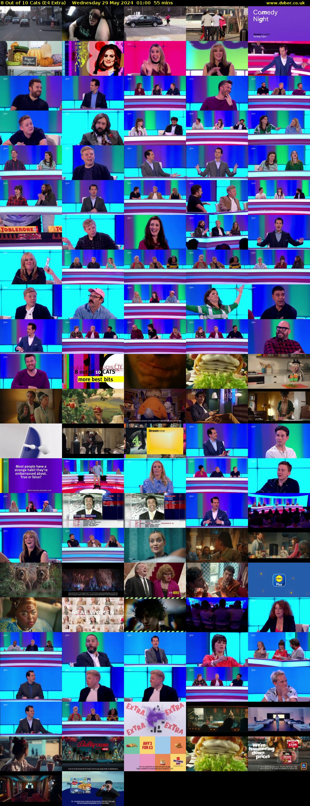 8 Out of 10 Cats (E4 Extra) Wednesday 29 May 2024 01:00 - 01:55