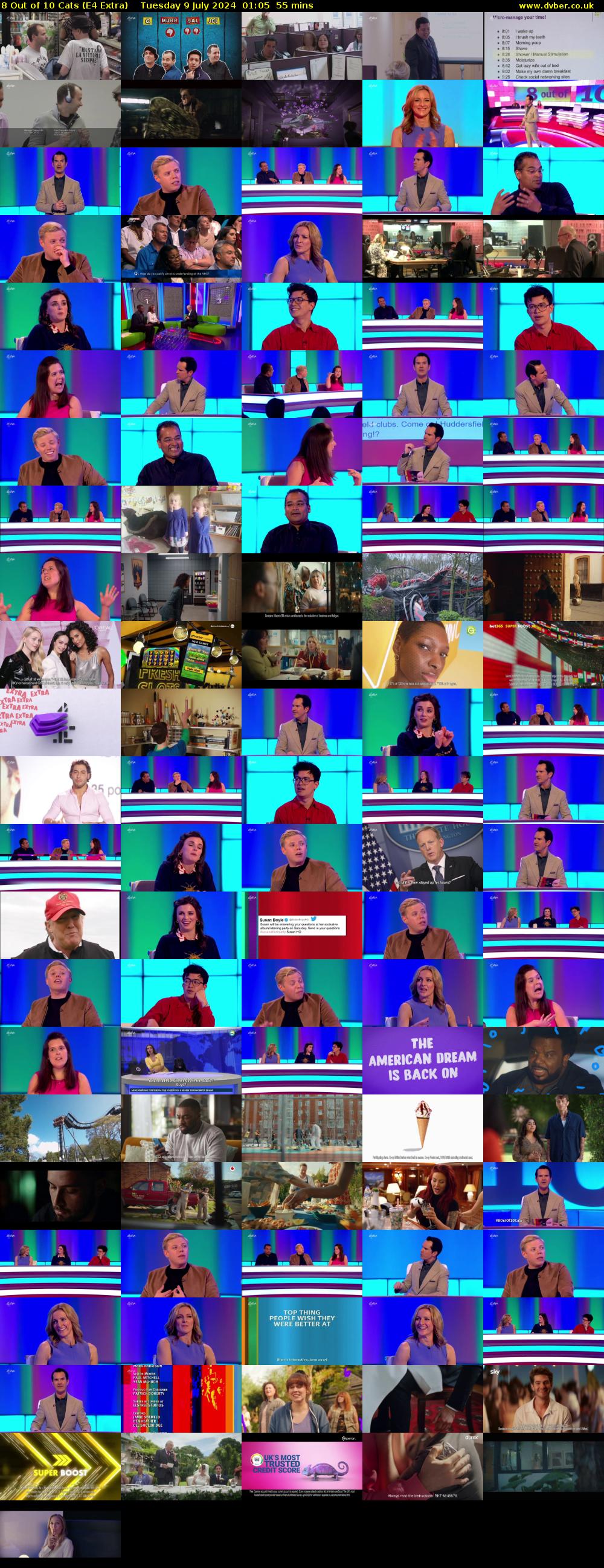 8 Out of 10 Cats (E4 Extra) Tuesday 9 July 2024 01:05 - 02:00