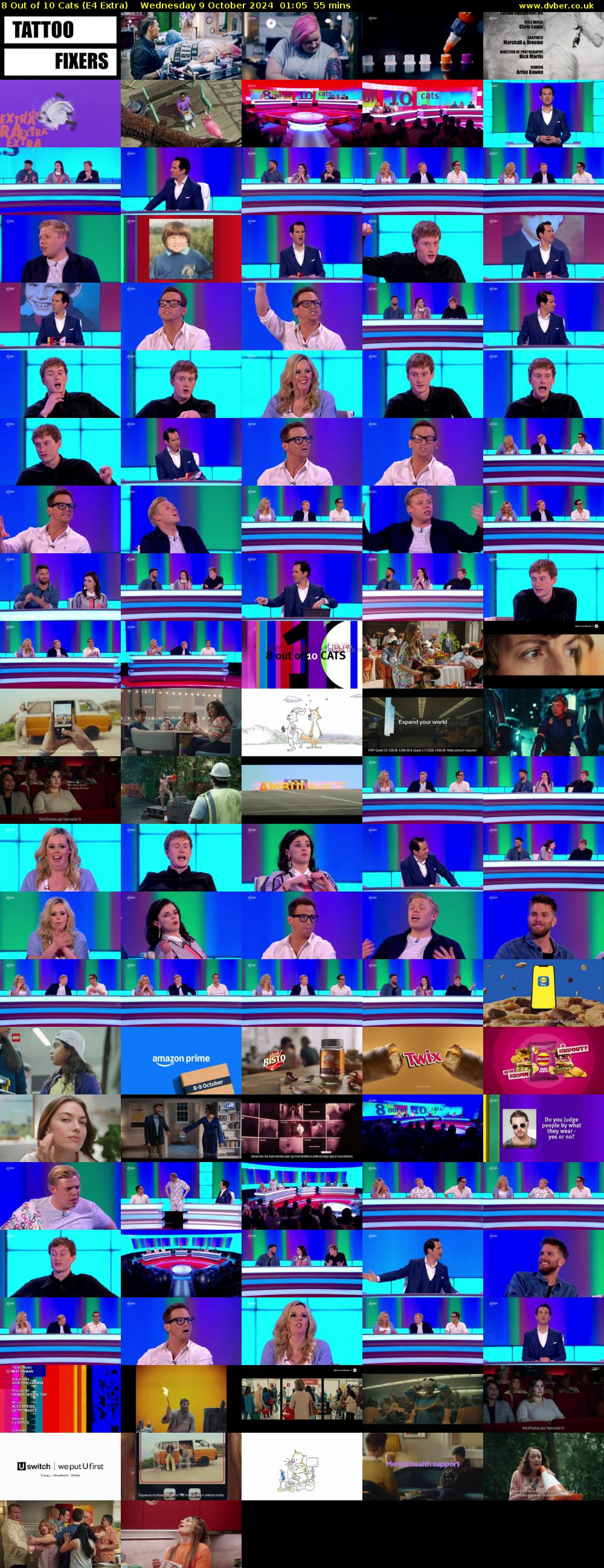 8 Out of 10 Cats (E4 Extra) Wednesday 9 October 2024 01:05 - 02:00