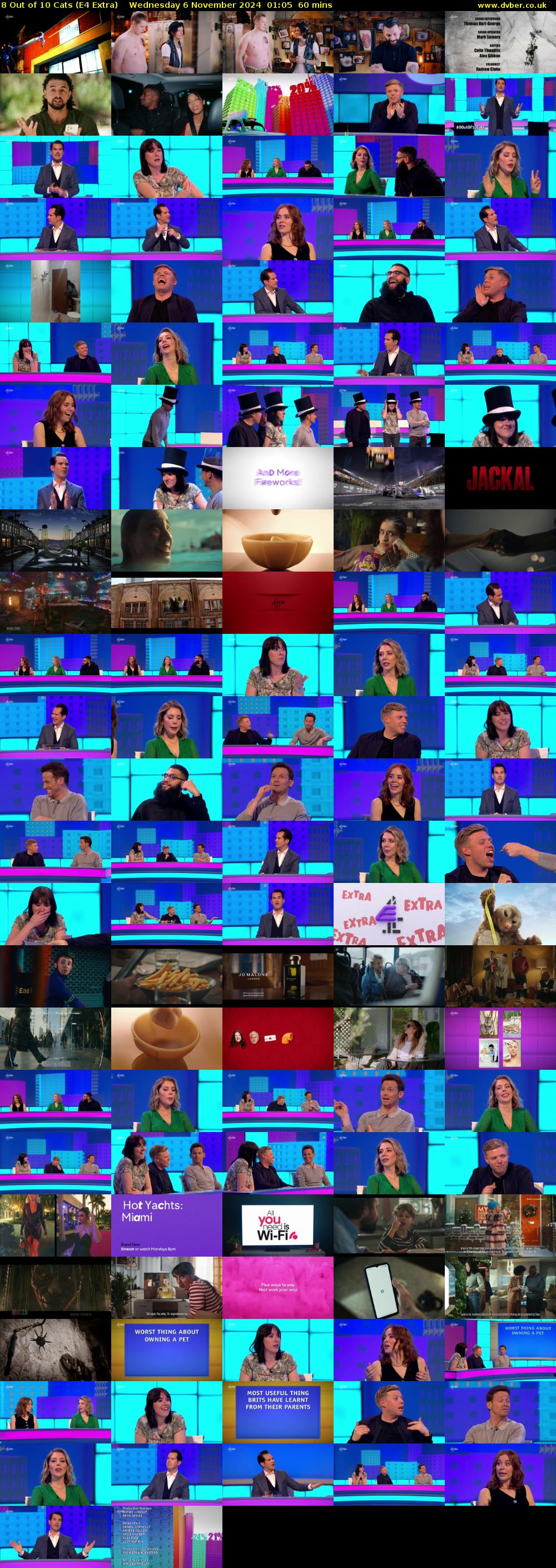 8 Out of 10 Cats (E4 Extra) Wednesday 6 November 2024 01:05 - 02:05