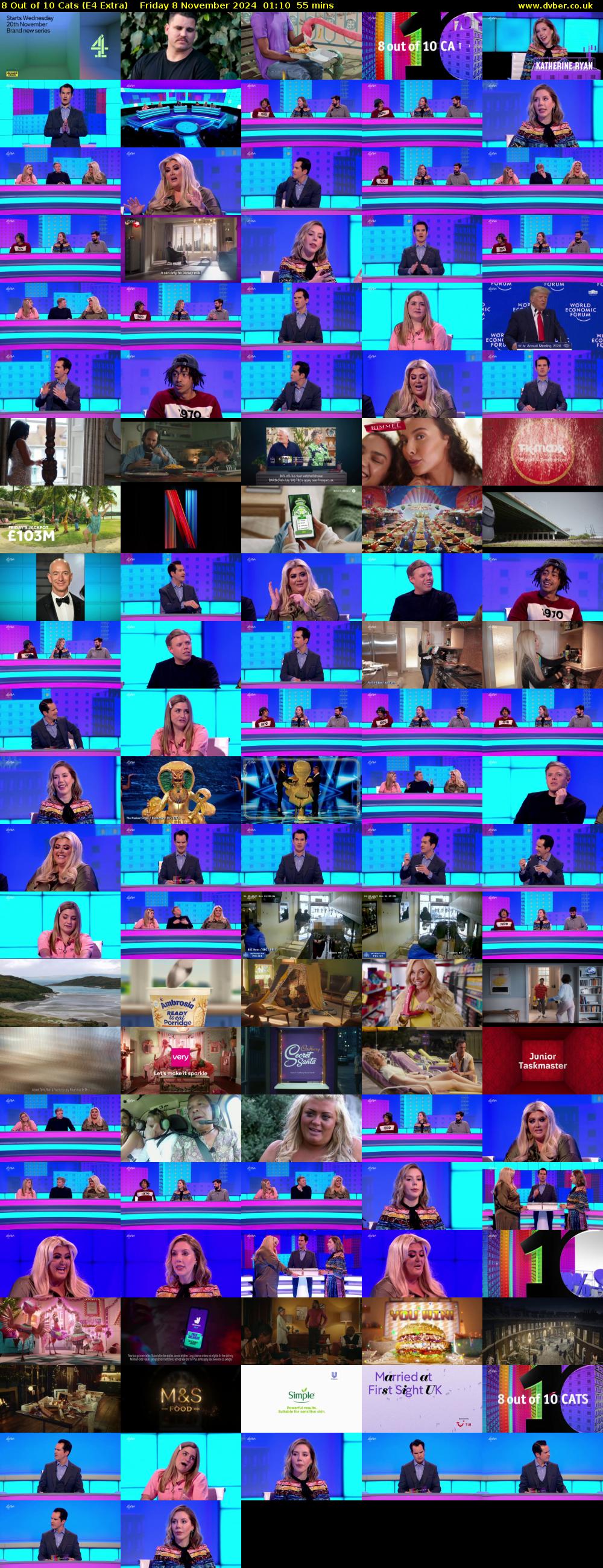 8 Out of 10 Cats (E4 Extra) Friday 8 November 2024 01:10 - 02:05