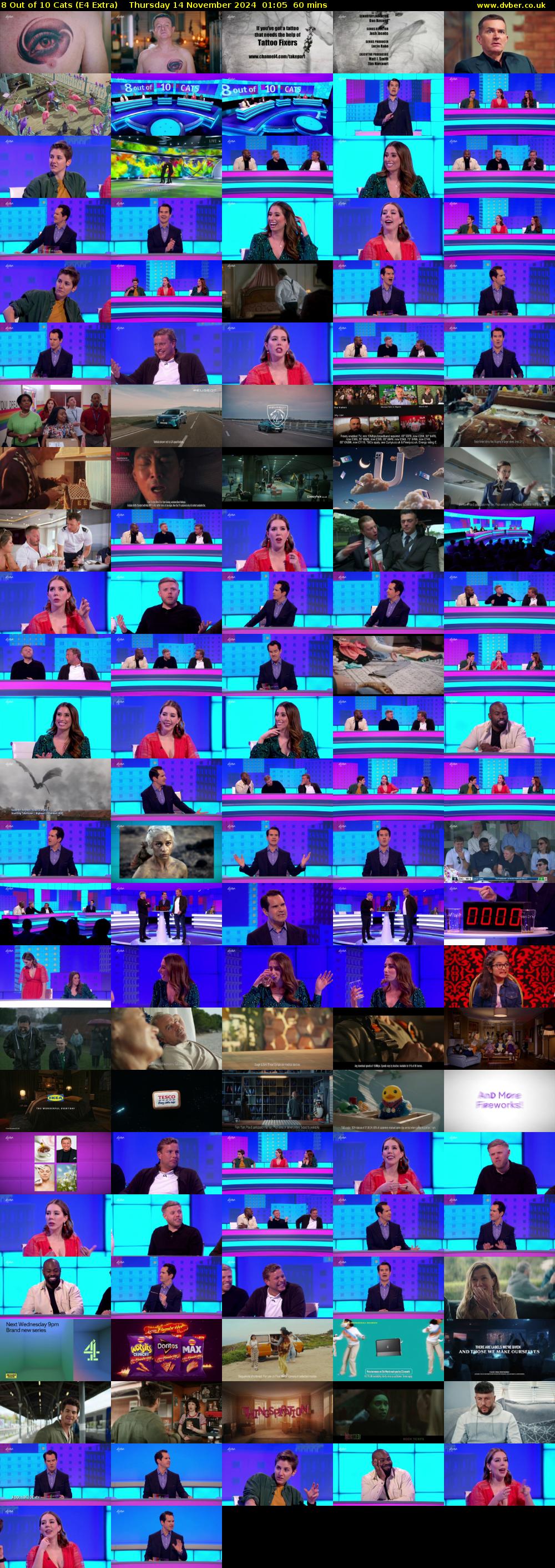 8 Out of 10 Cats (E4 Extra) Thursday 14 November 2024 01:05 - 02:05