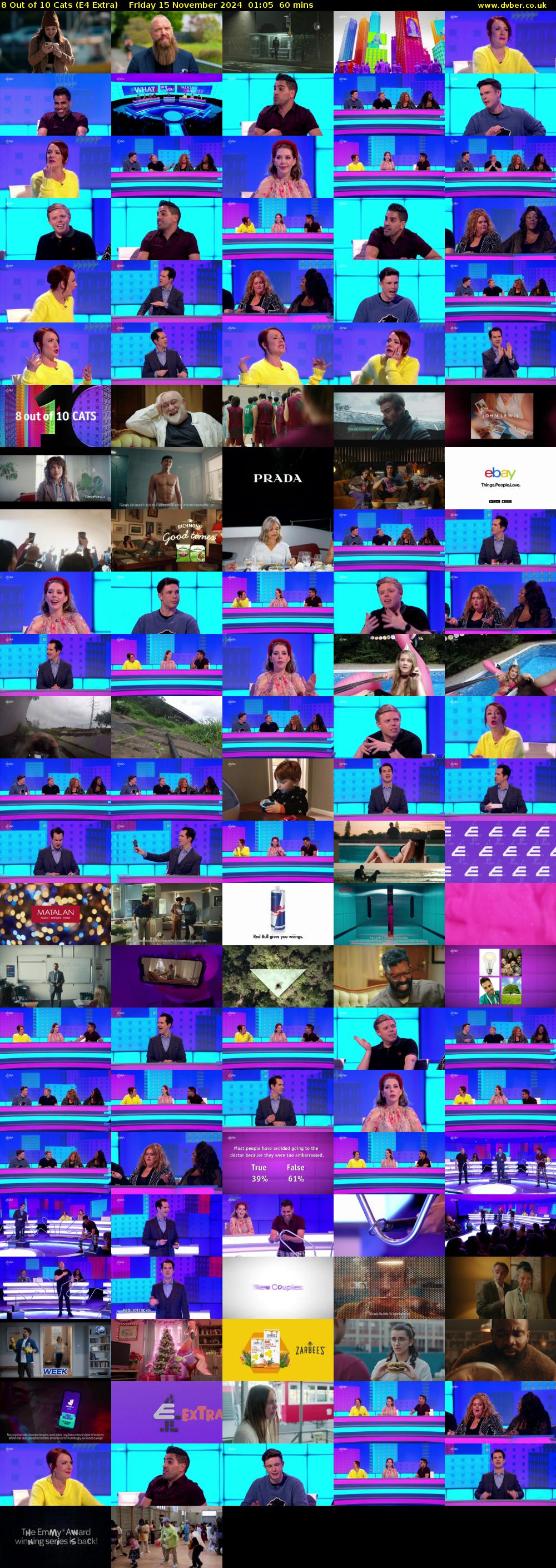 8 Out of 10 Cats (E4 Extra) Friday 15 November 2024 01:05 - 02:05
