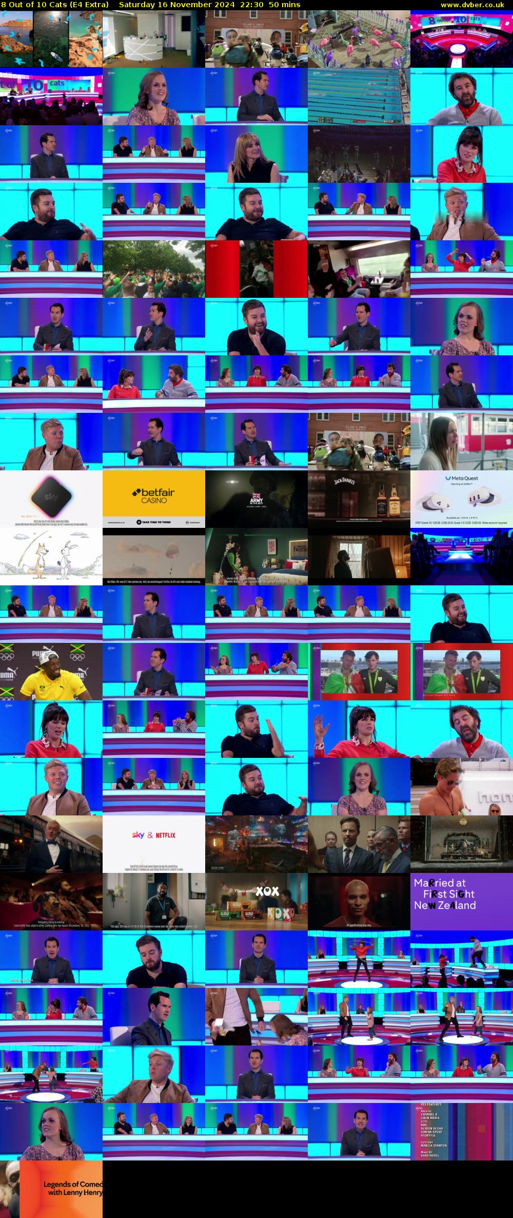 8 Out of 10 Cats (E4 Extra) Saturday 16 November 2024 22:30 - 23:20