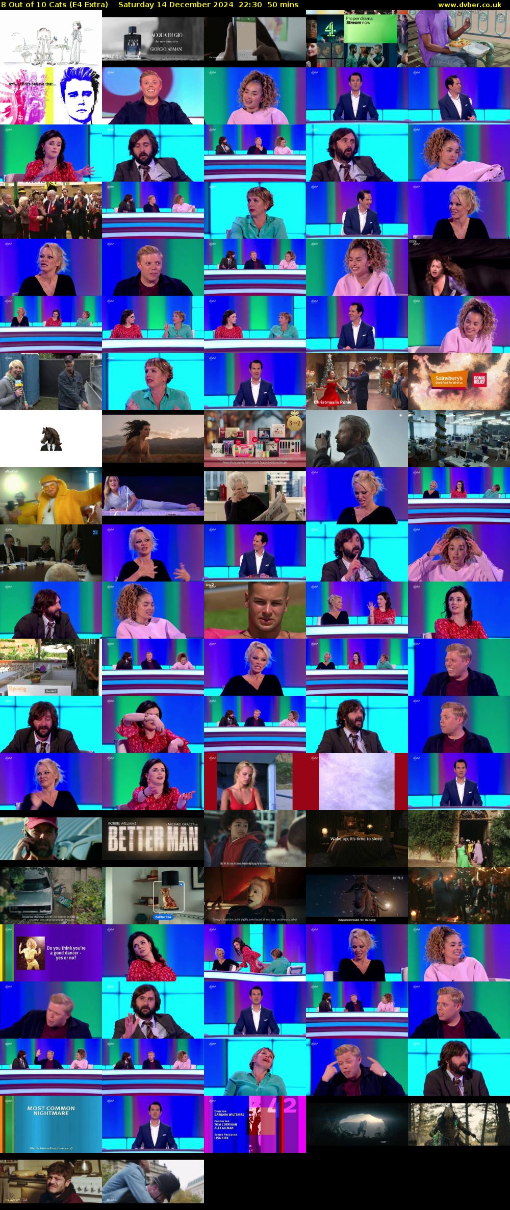 8 Out of 10 Cats (E4 Extra) Saturday 14 December 2024 22:30 - 23:20