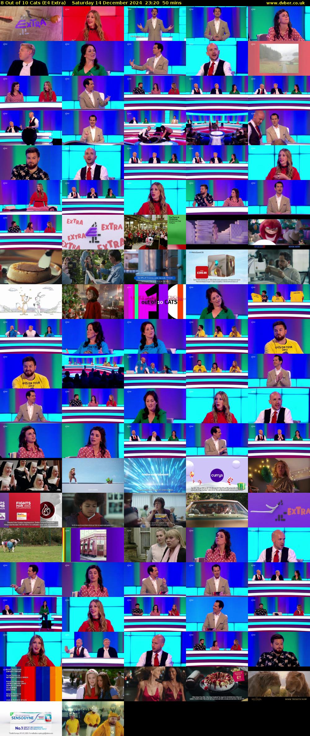 8 Out of 10 Cats (E4 Extra) Saturday 14 December 2024 23:20 - 00:10