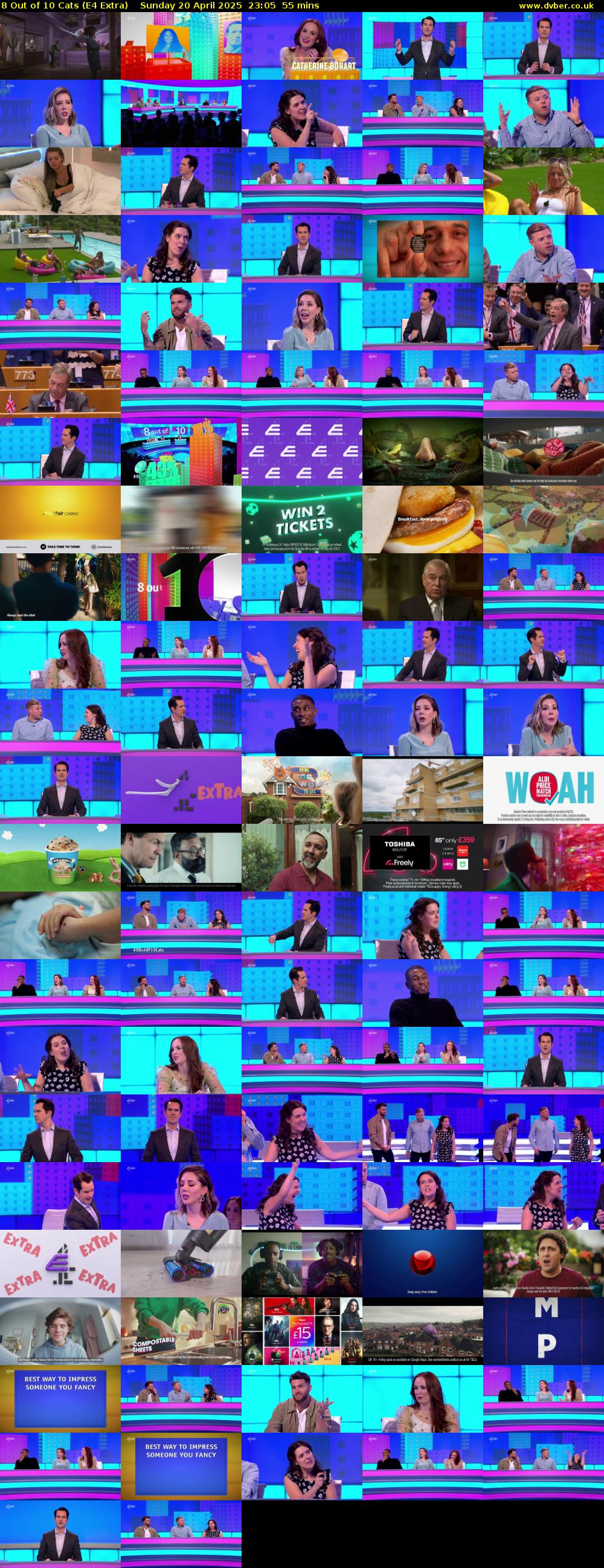 8 Out of 10 Cats (E4 Extra) Sunday 20 April 2025 23:05 - 00:00