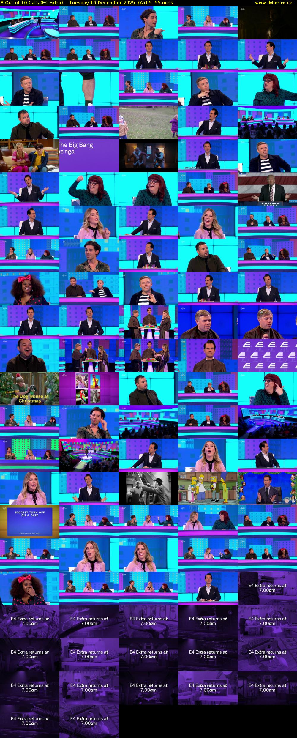8 Out of 10 Cats (E4 Extra) Tuesday 16 December 2025 02:05 - 03:00