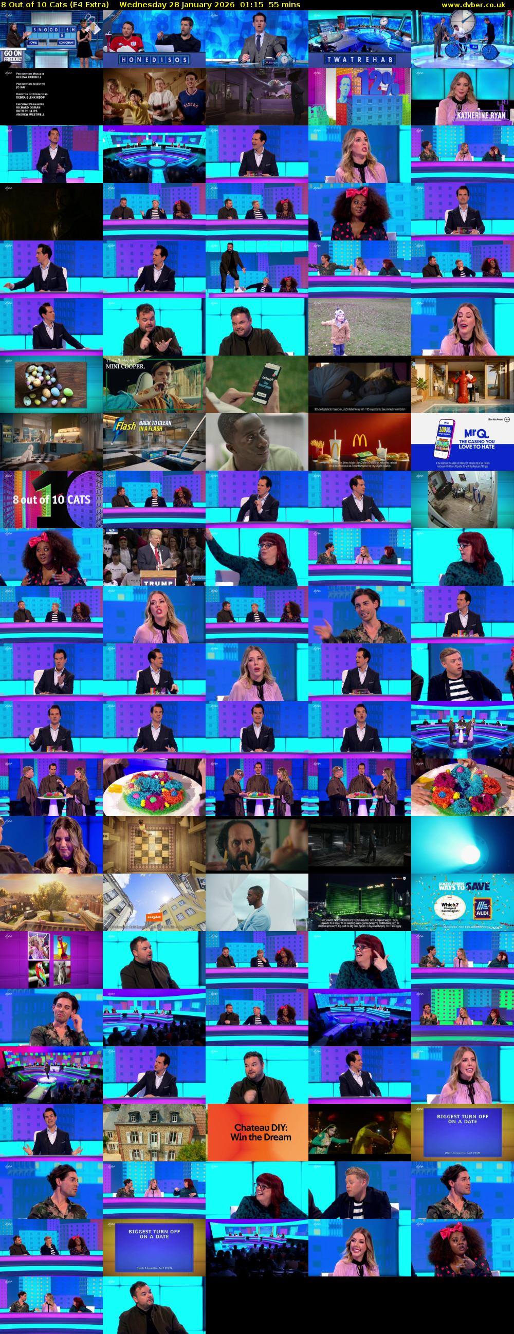 8 Out of 10 Cats (E4 Extra) Wednesday 28 January 2026 01:15 - 02:10