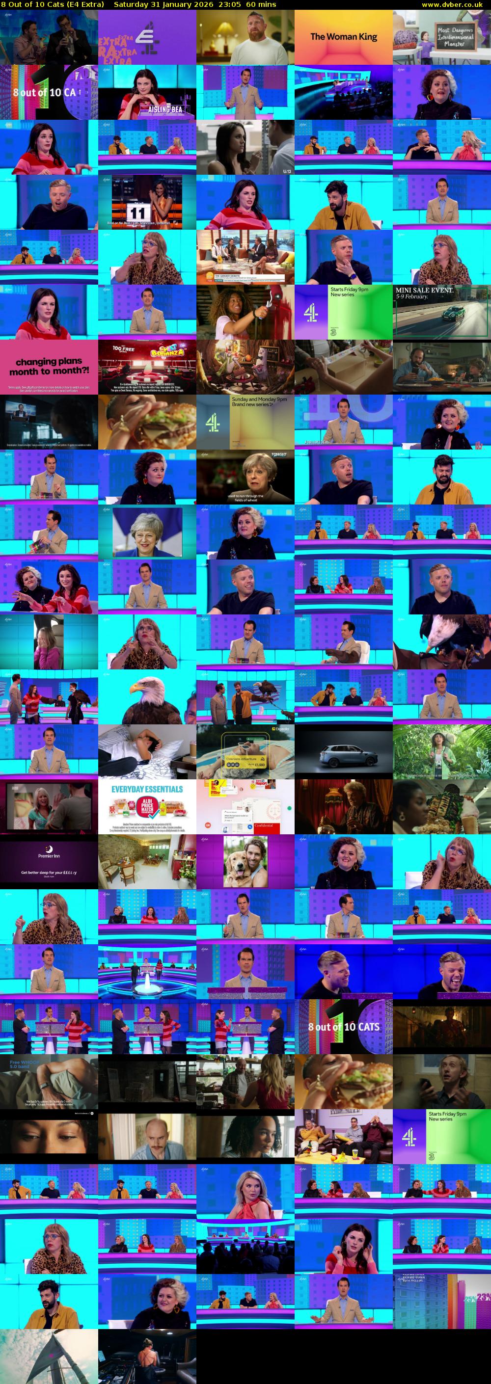 8 Out of 10 Cats (E4 Extra) Saturday 31 January 2026 23:05 - 00:05